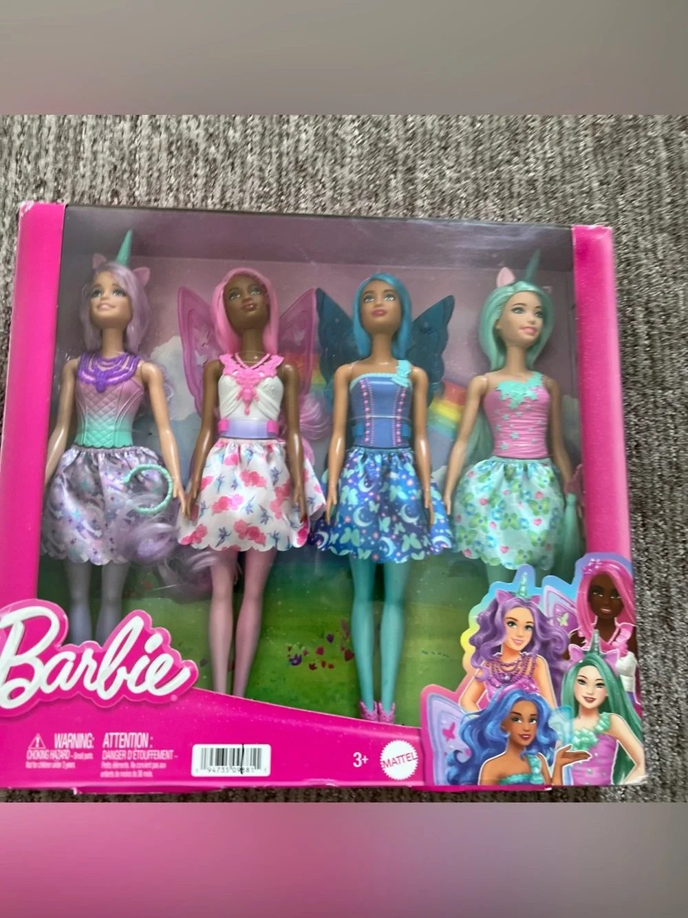 NIB Barbie Fairytale Dolls Multipack